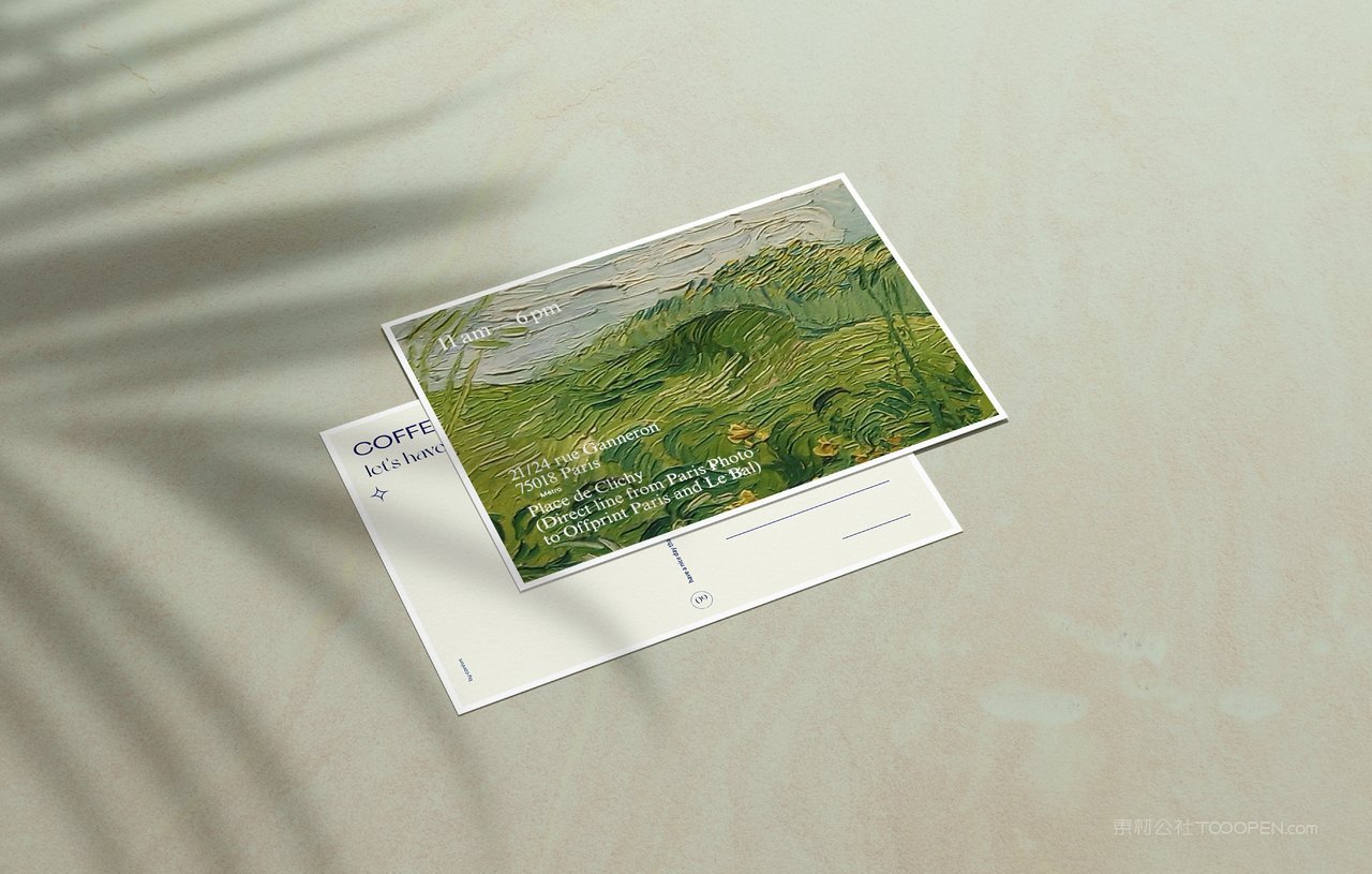 【2183期】明信片信封卡片样机 (3)