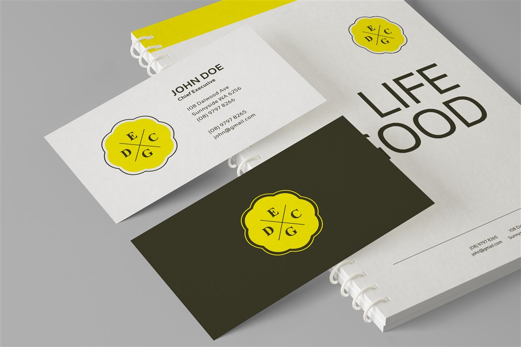 宣传册书籍杂志展示效果画册贴图样机单页PSD智能模板设计