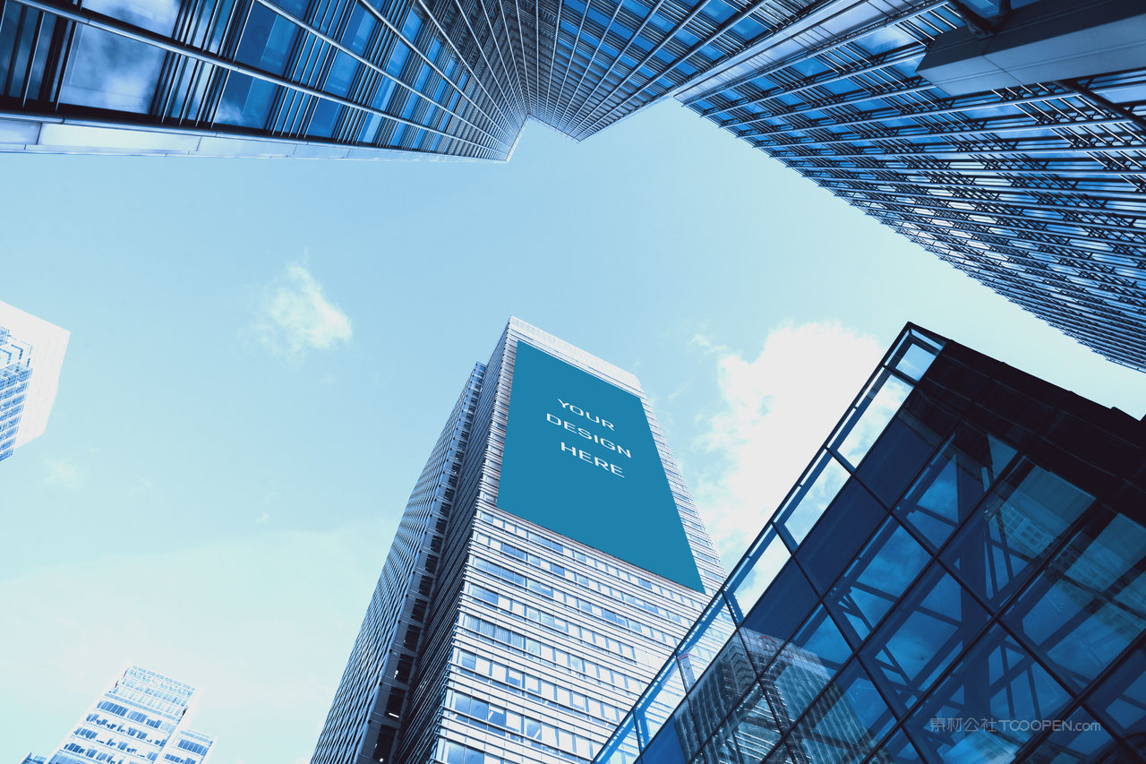 大型户外广告牌高层楼体广告样机 (5)