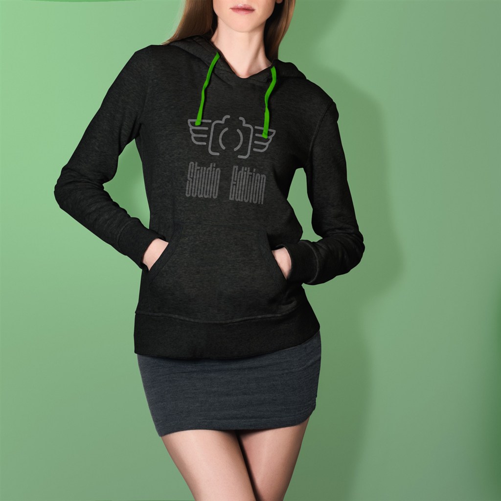 美女文化衫样机