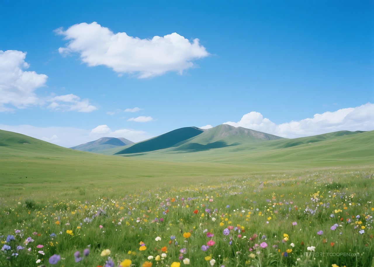 唯美风景景观山水高清自然天空山峰