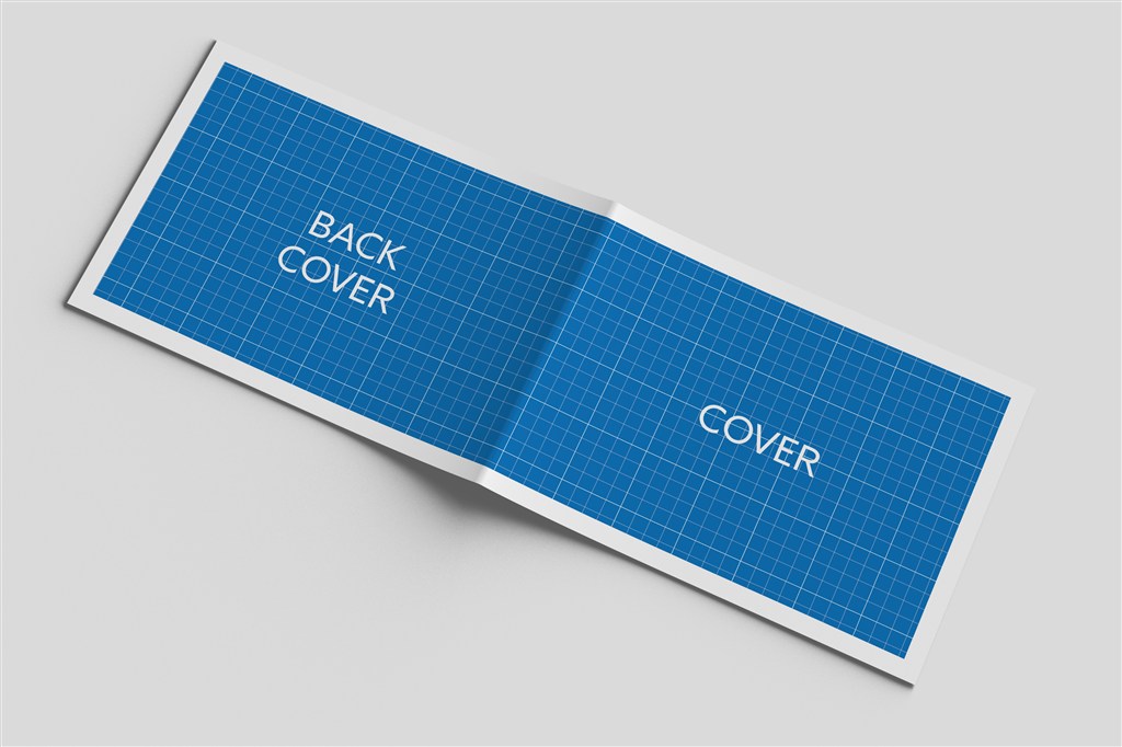 横版宣传册画册杂志内页样机