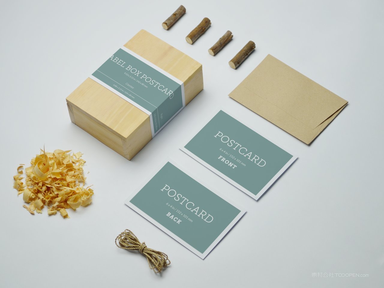 绿色商务vi贴图样机模板 (34)