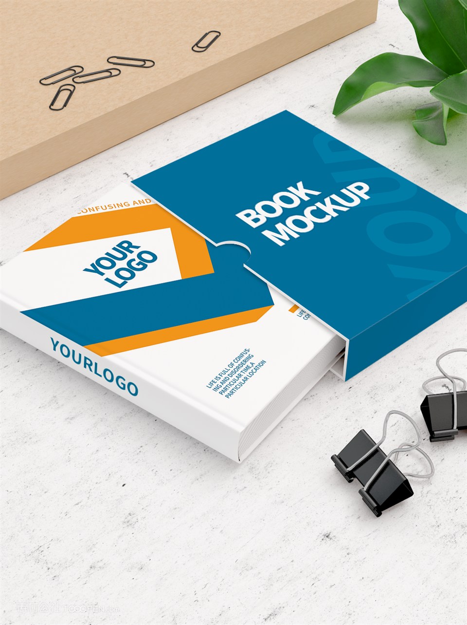 封套套装书籍画册样机