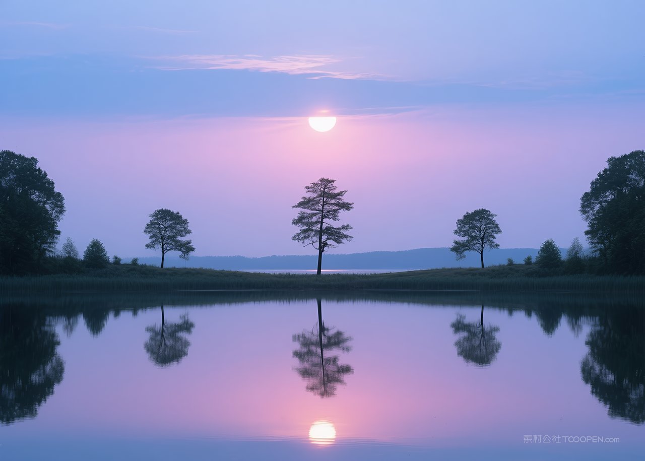 自然风景日落天空云彩唯美落日云层