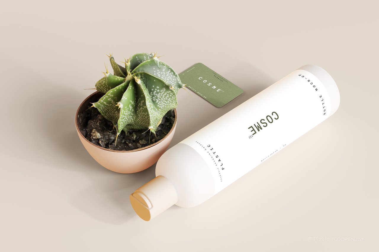 仙人球洁面乳瓶装产品样机 (6)