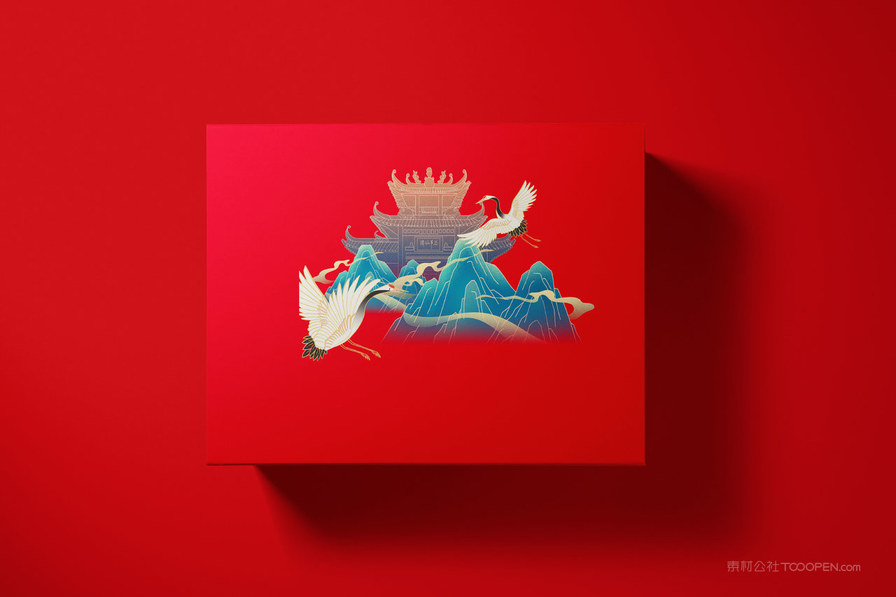 【1948期】飞机盖包装礼盒样机 (5)