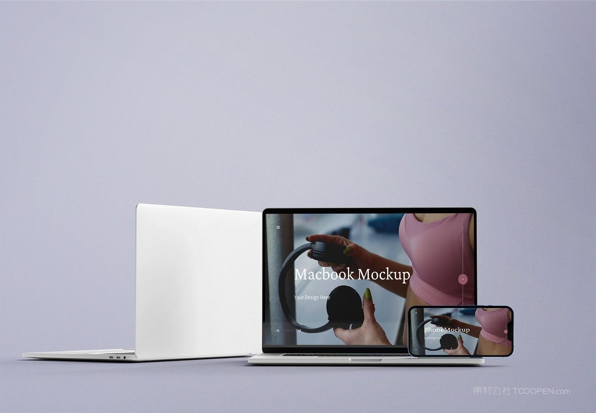 电脑手机样机组合