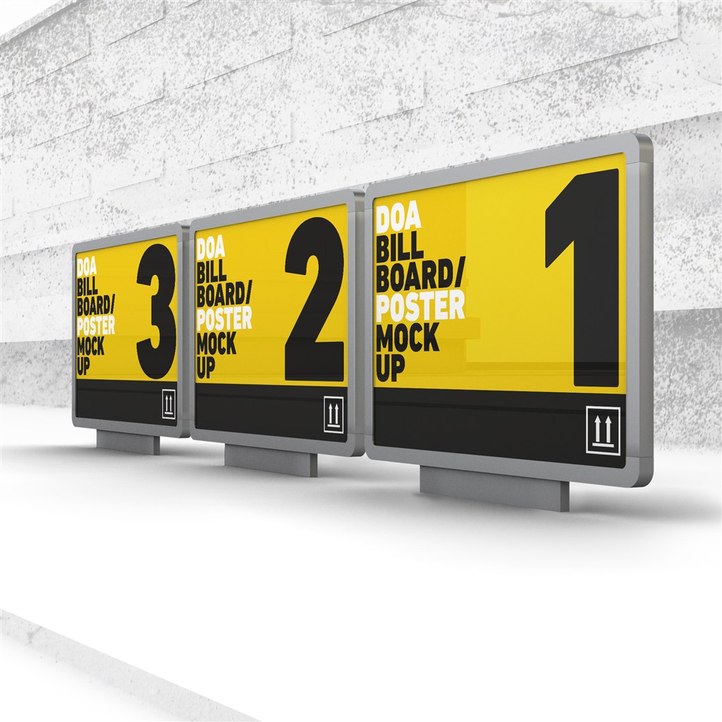 灯箱海报站牌海报展示样机