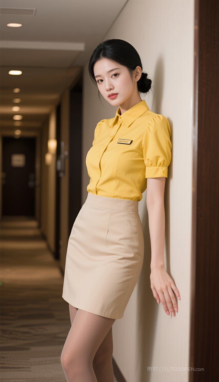 丝袜短裙美女长腿性感制服美腿