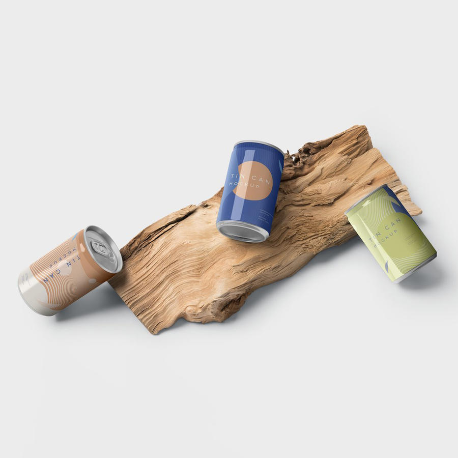 三种口味易拉罐饮料包装样机 (1)