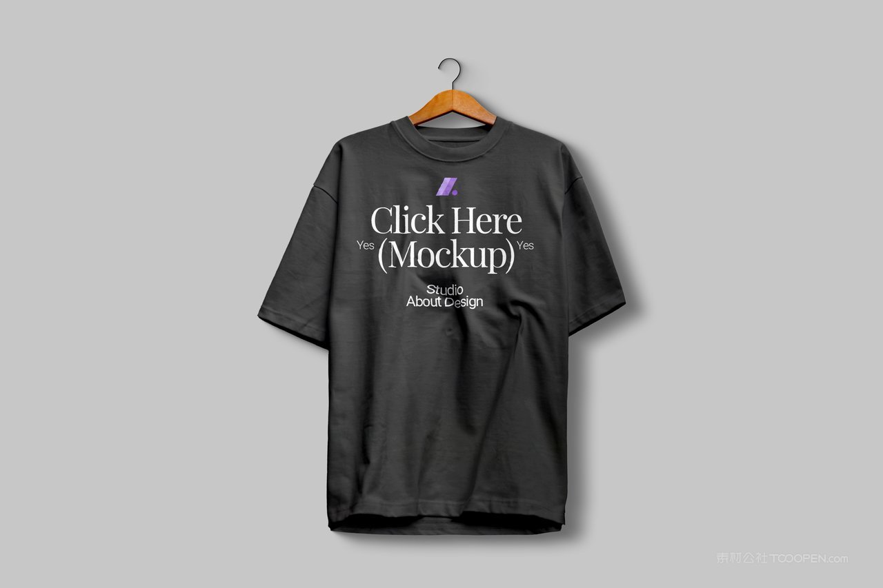 悬挂t恤样机