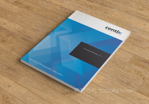 cover胶装杂志宣传册样机