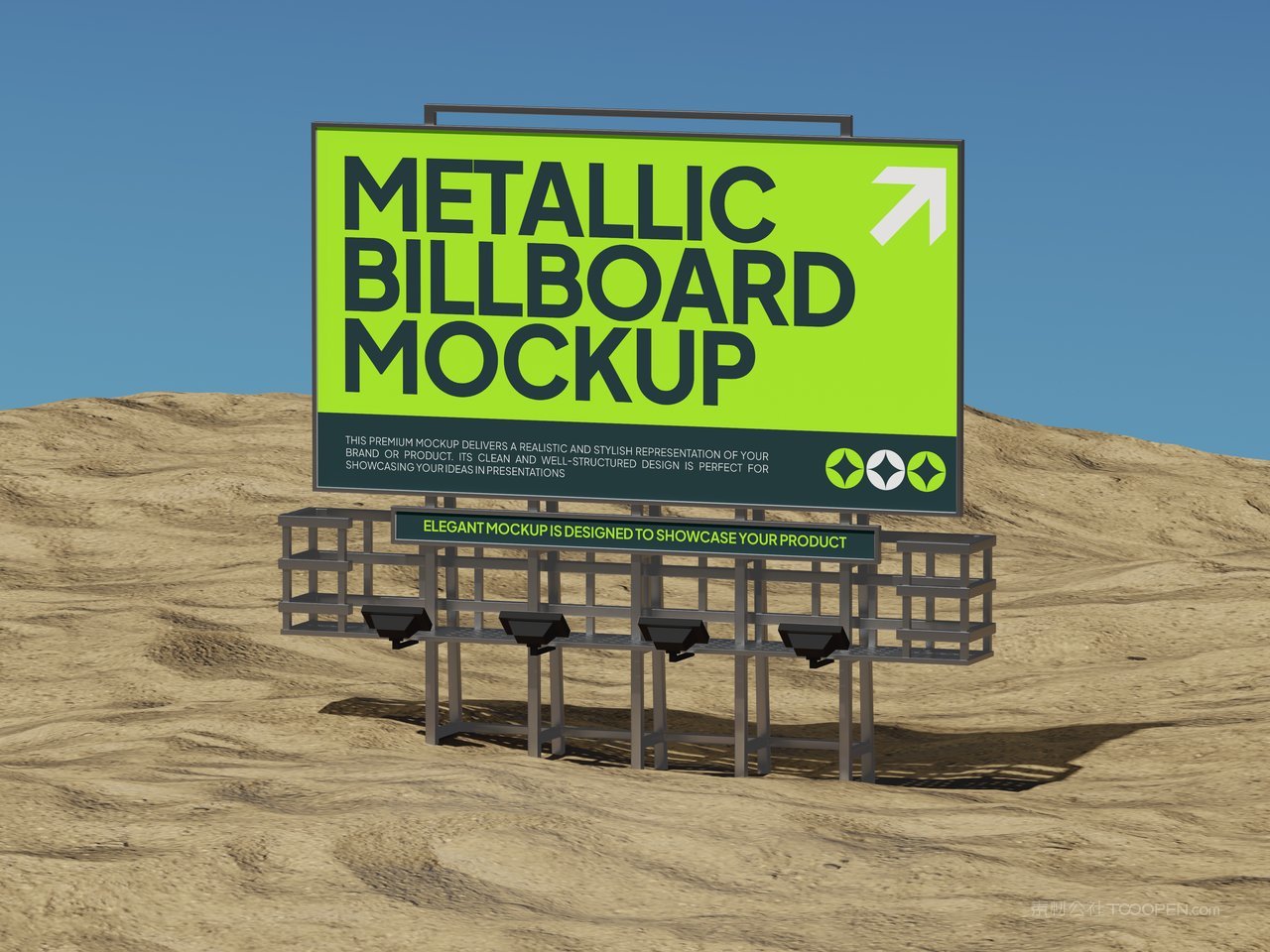 街头广告牌样机