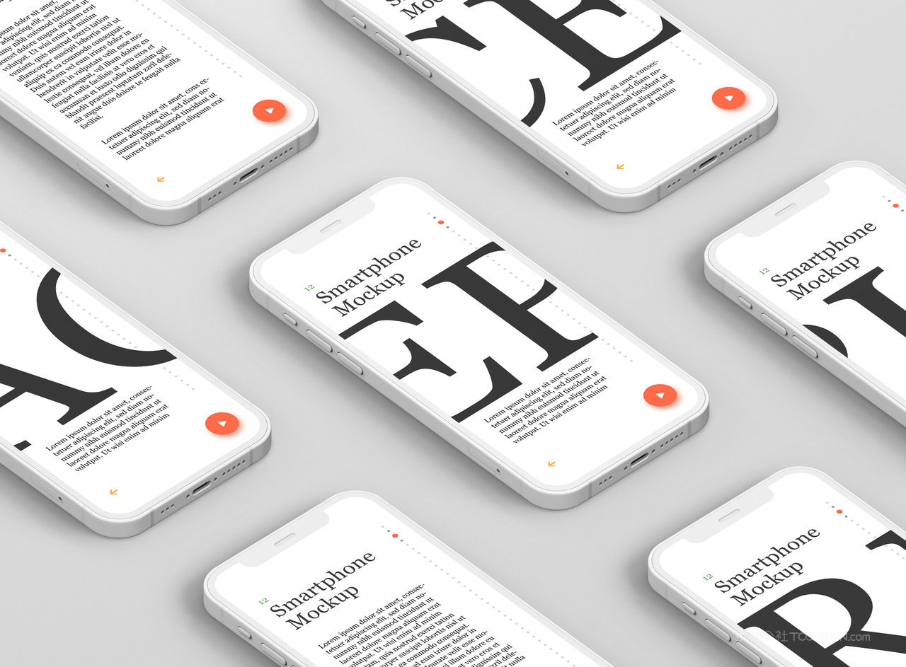 科技数码手机屏幕样机场景 (2)