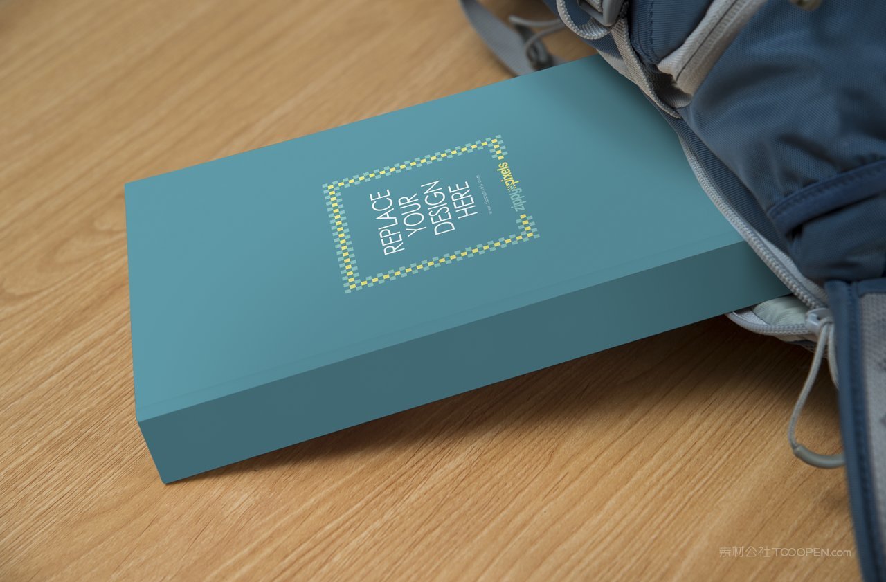 精装书本厚脊书籍场景高清样机 (65)