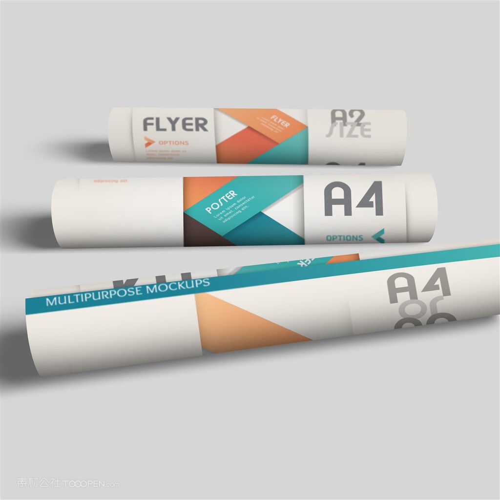 海报宣传单单页样机