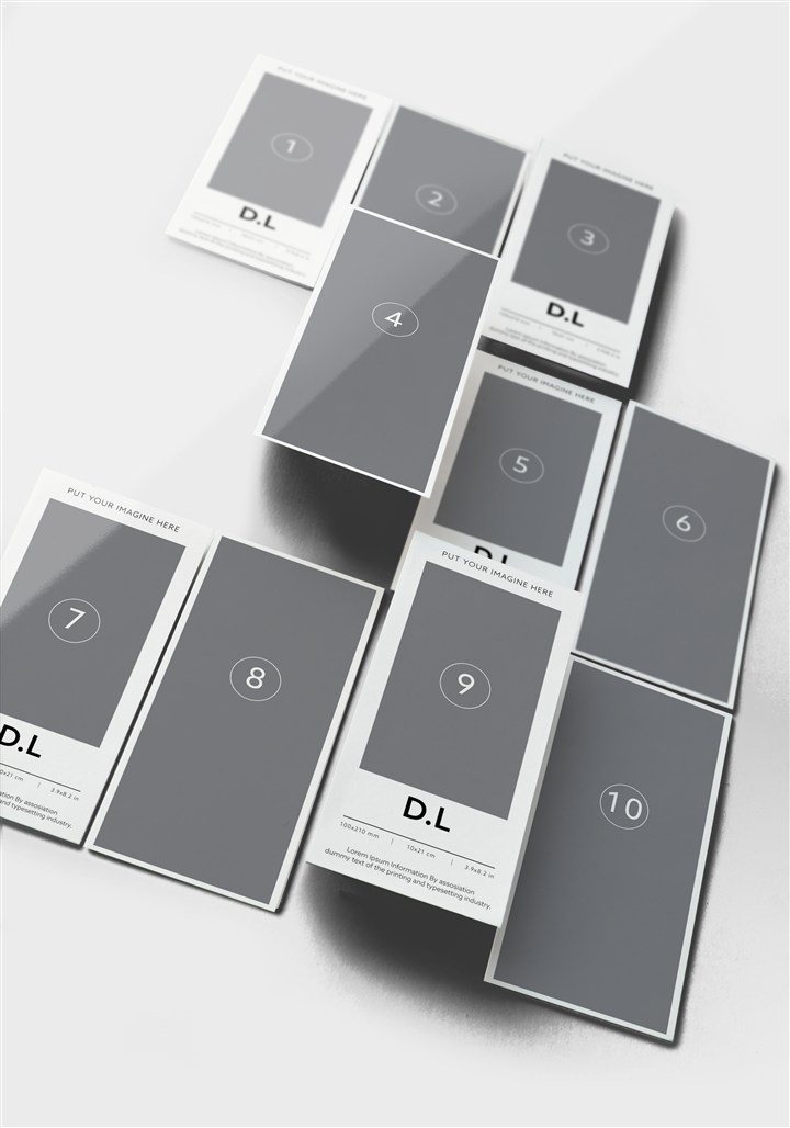 宣传单DM单页样机智能模板