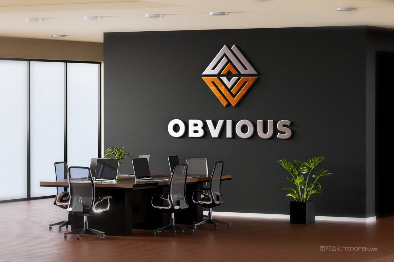 【1931期】企业立体logo标志样机 (9)