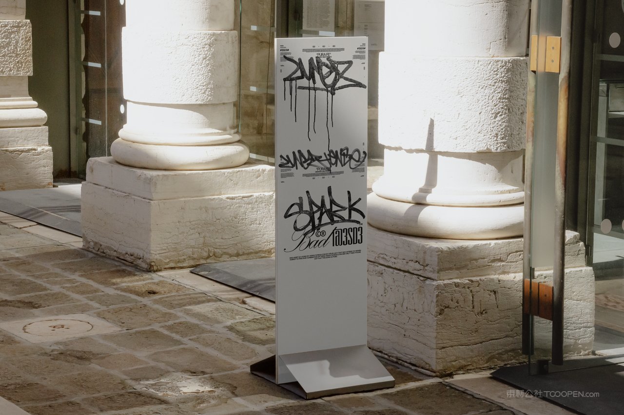 街头服装品牌vi模特卫衣t恤海报帽子海报吊牌ps贴图样机 (9)