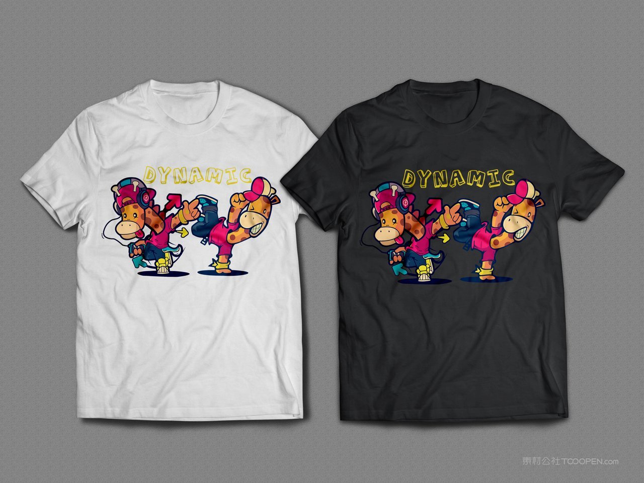 t-shirtt恤品牌vi系统样机 (2)