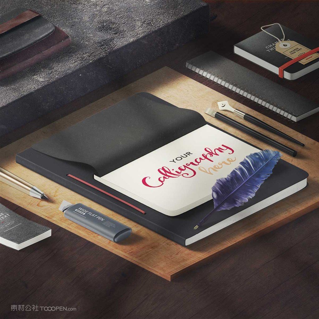 精美办公用品vi样机贴图