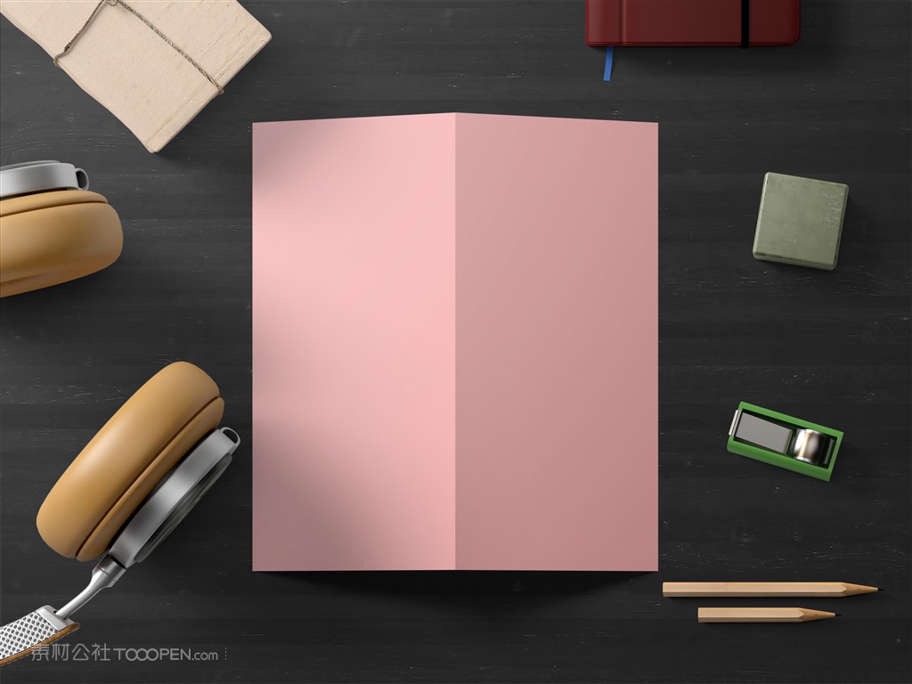 双折页样机素材