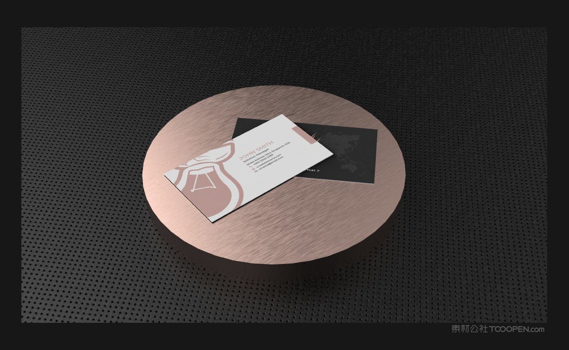 高端暗黑品牌文具套装样机