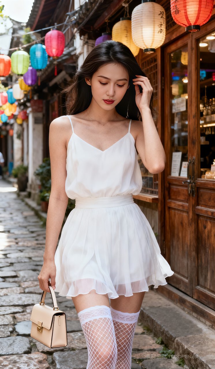 丝袜短裙模特美女性感写真美腿娇艳