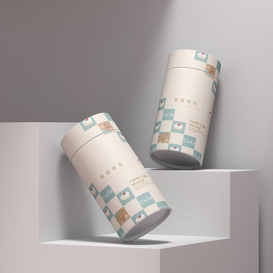 纸筒茶叶筒样机