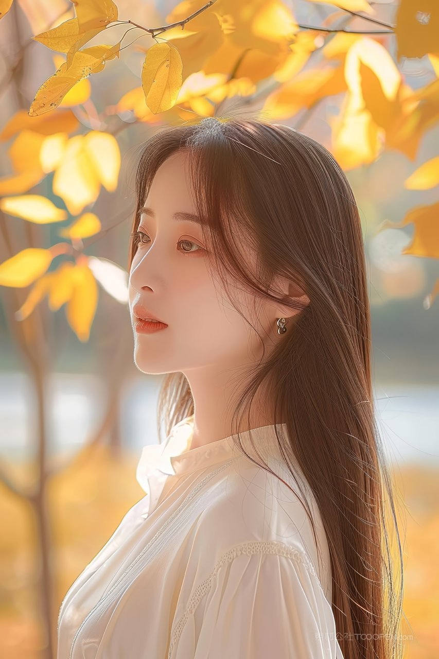 优美青春时尚美女清纯魅力年轻女性