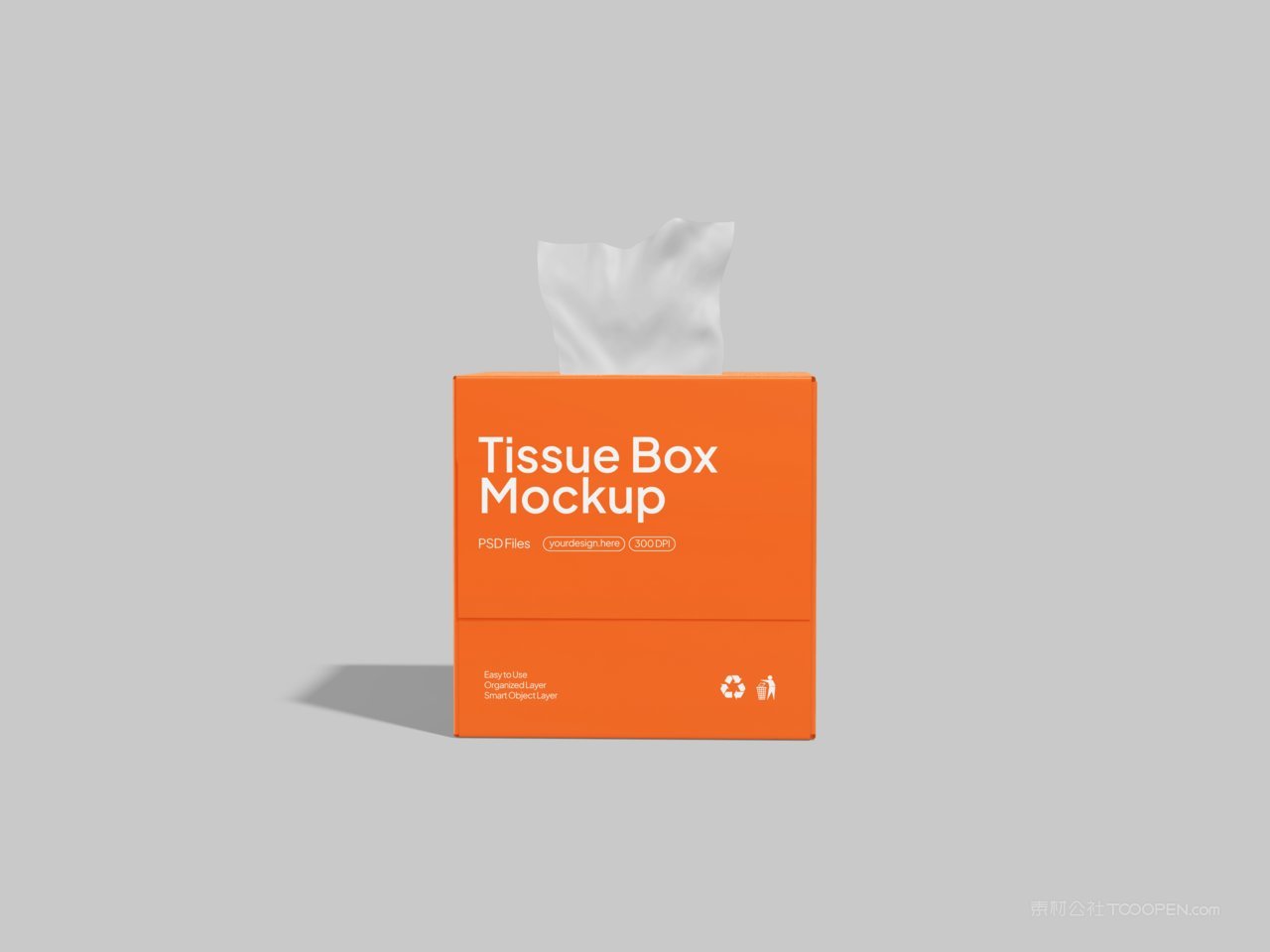 纸巾盒抽纸盒样机