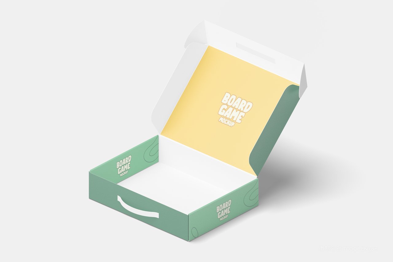 棋盘游戏盒样机