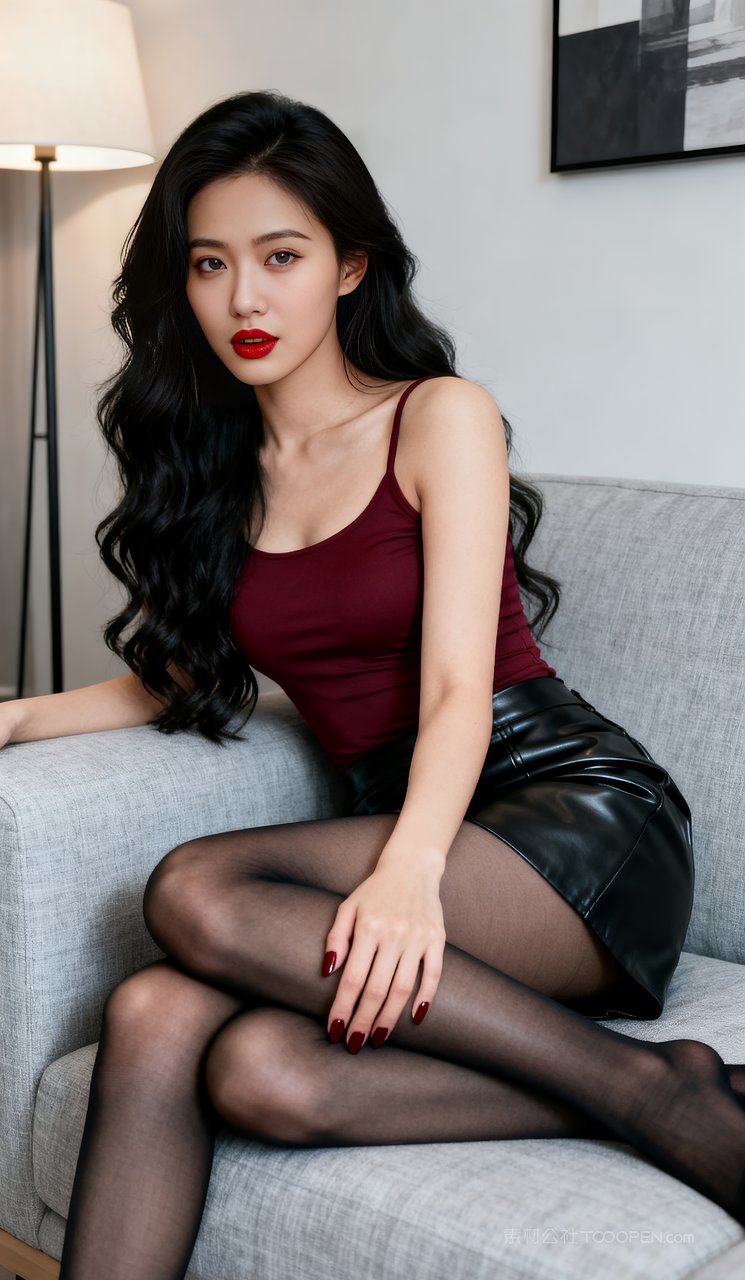 短裙美女美丽美腿丝袜娇艳MM性感