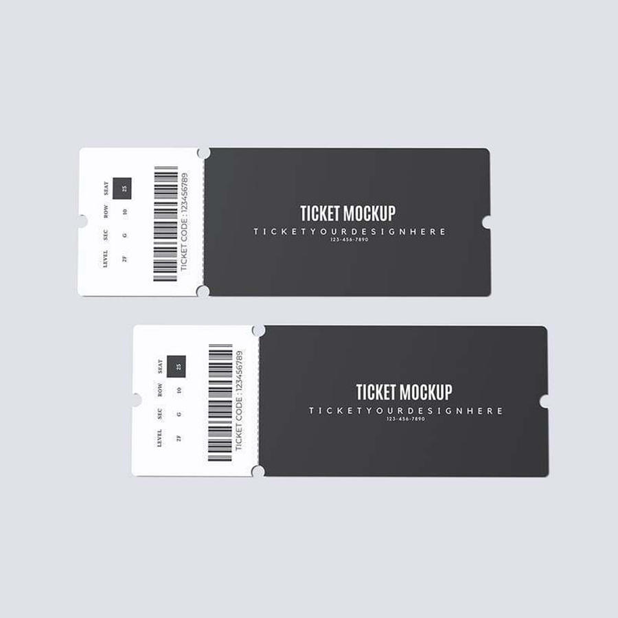 券票优惠券样机