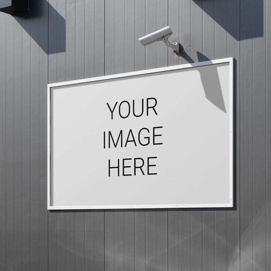 街头广告牌样机