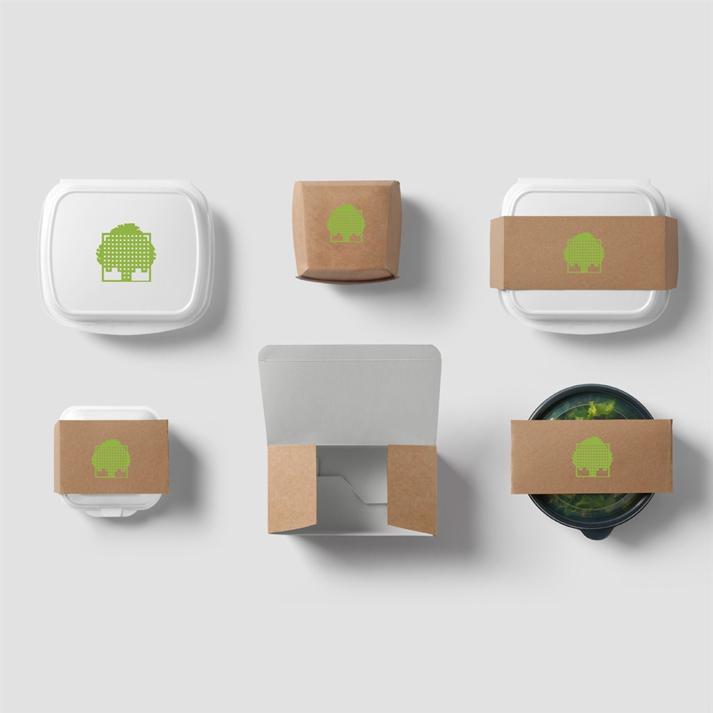 食品盒包装VI样机