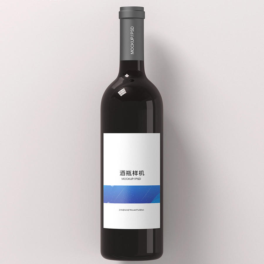 红酒瓶样机素材