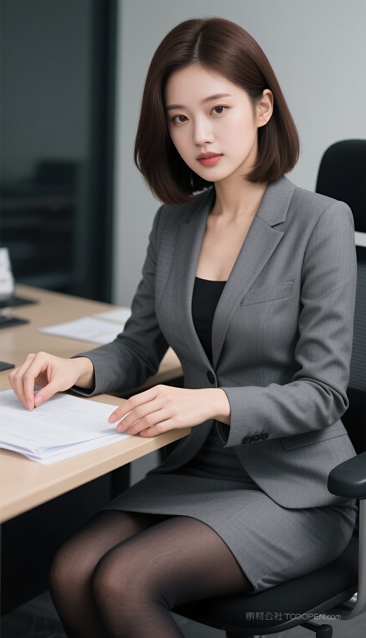 性感制服短裙写真丝袜美女长腿