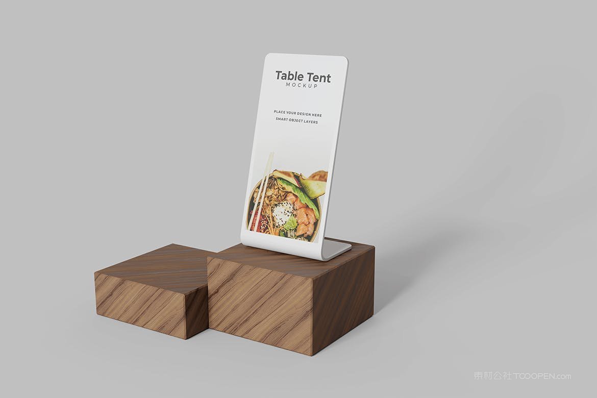 餐馆桌牌样机