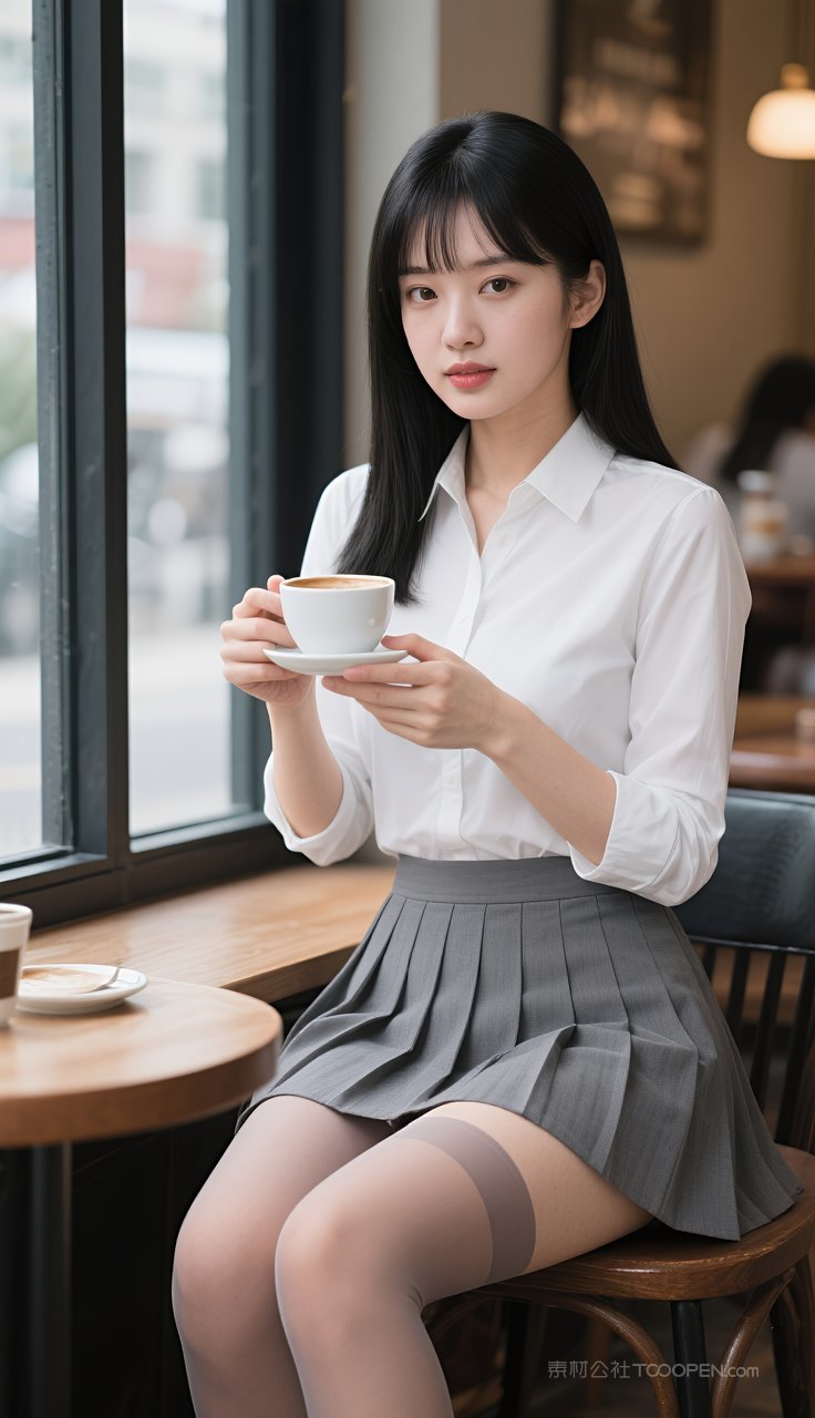 性感写真短裙丝袜美腿模特妩媚