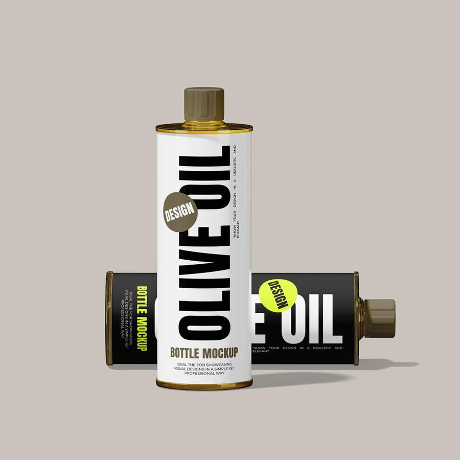 橄榄油瓶样机