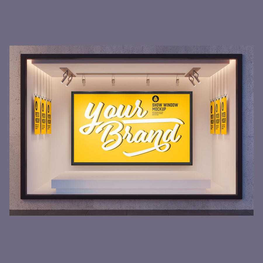 商品橱窗展示样机