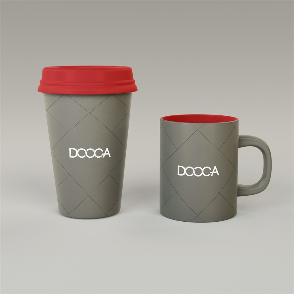 一次性纸水杯VI标志样机