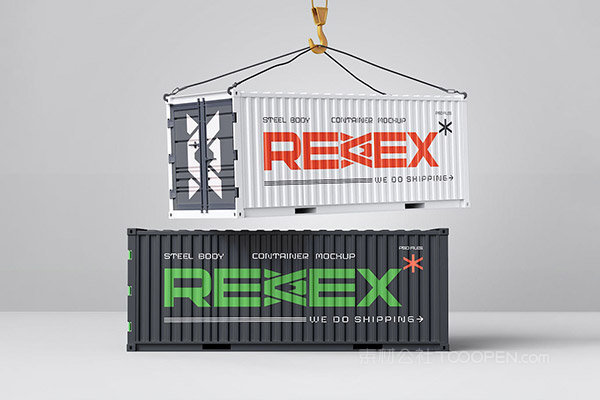 集装箱样机素材