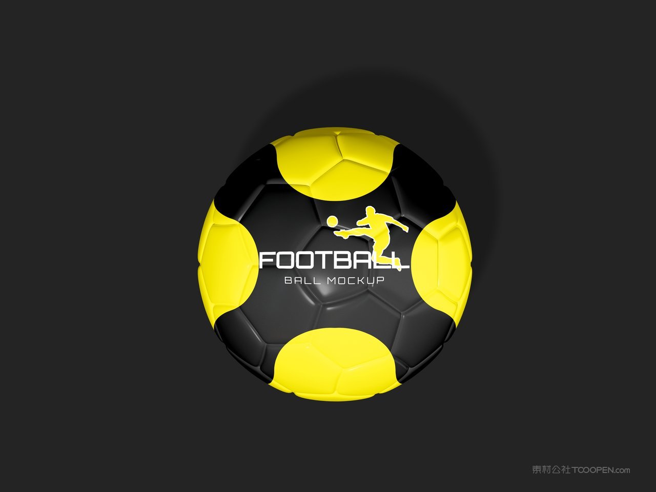 足球运动足球球样机