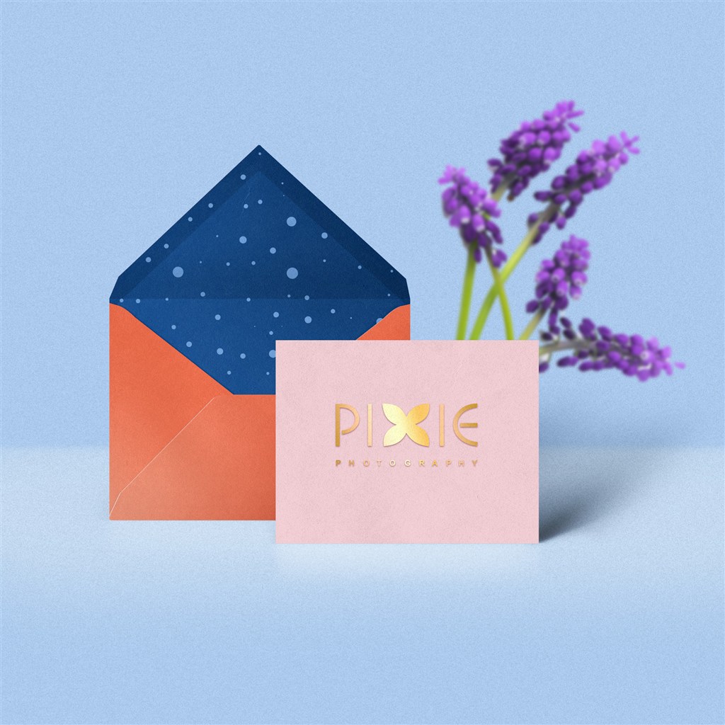 高档卡片信封邀请函样机