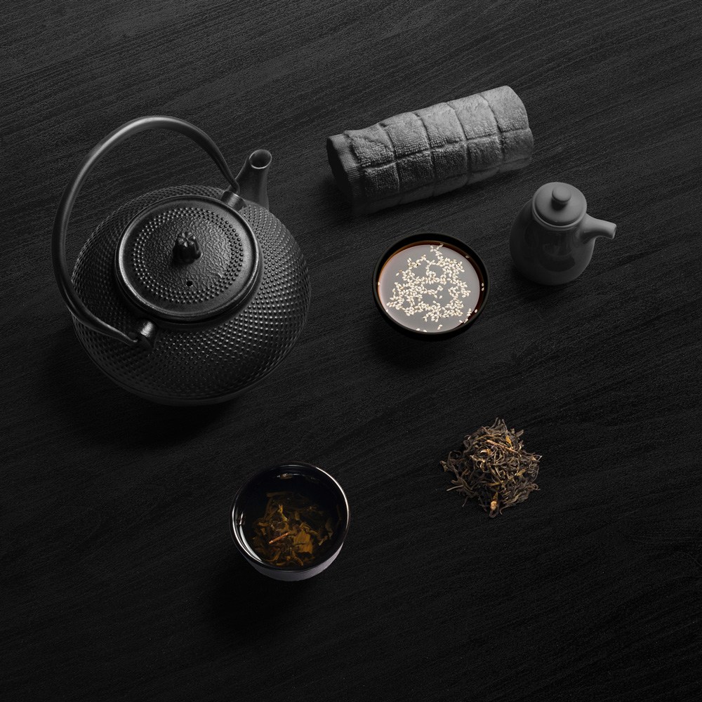 茶壶水杯场景样机