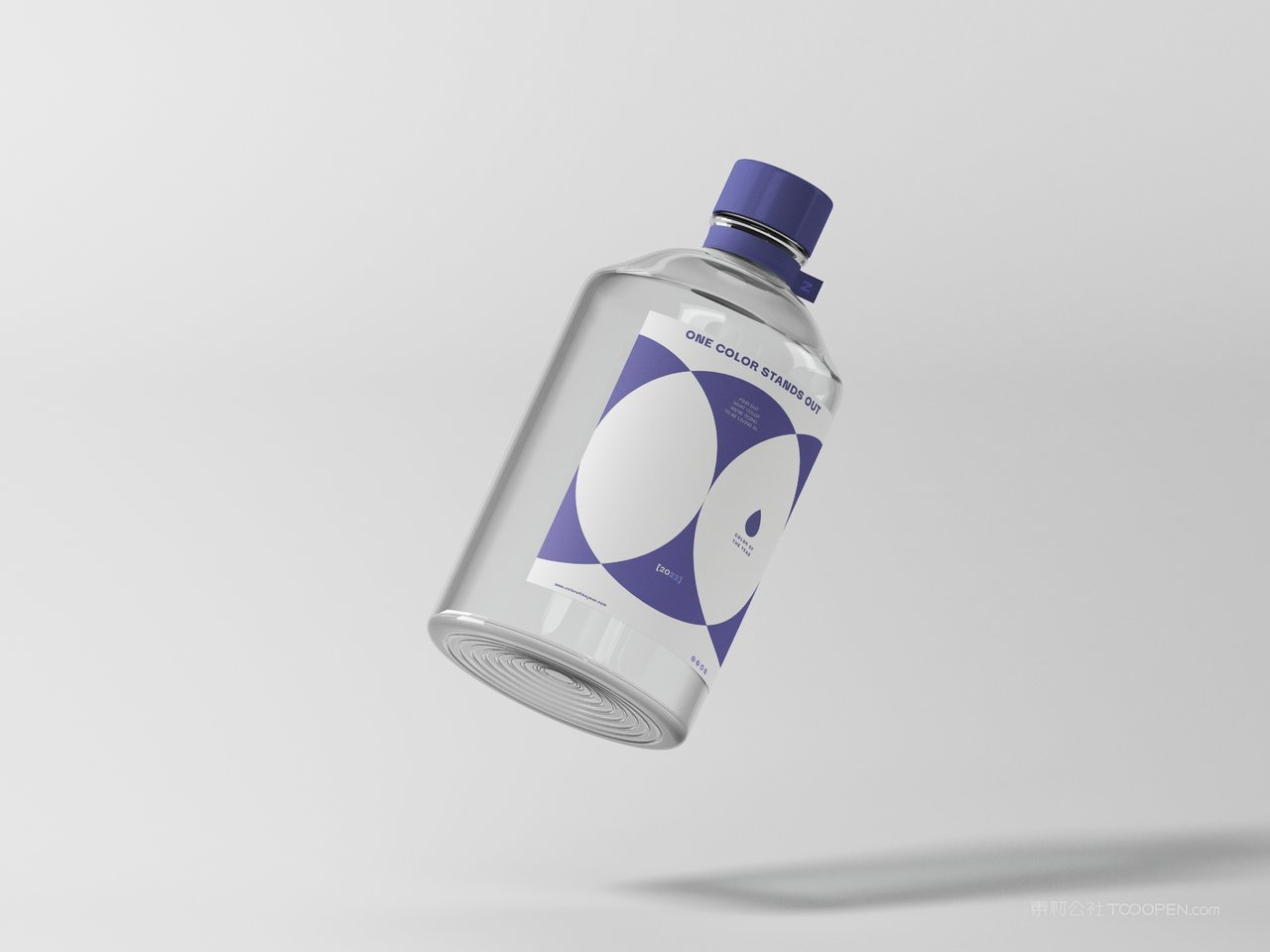 透明瓶子品牌文创企业ps分层智能样机