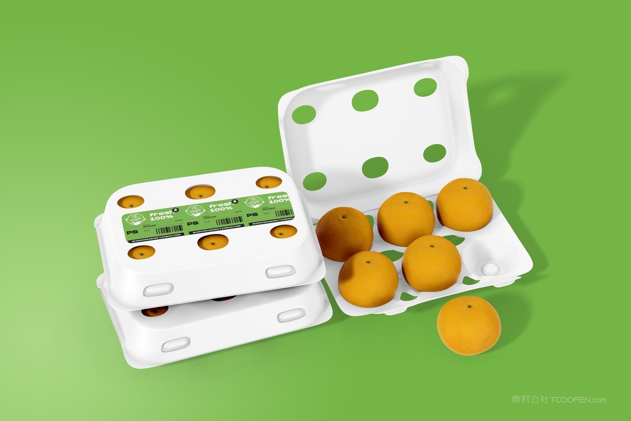 【1252期】绿色水果店品牌vi样机 (17)